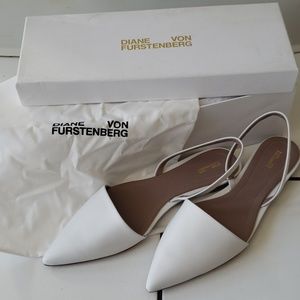 DVF White Shoes